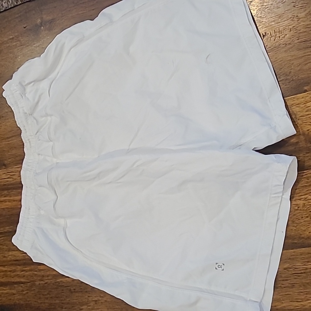 Lululemon Athletic Pace Breaker Unlined Short 8 White Men’s Size S - Picture 4 of 7